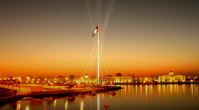 Sharjah's Flag Island LED Beacon