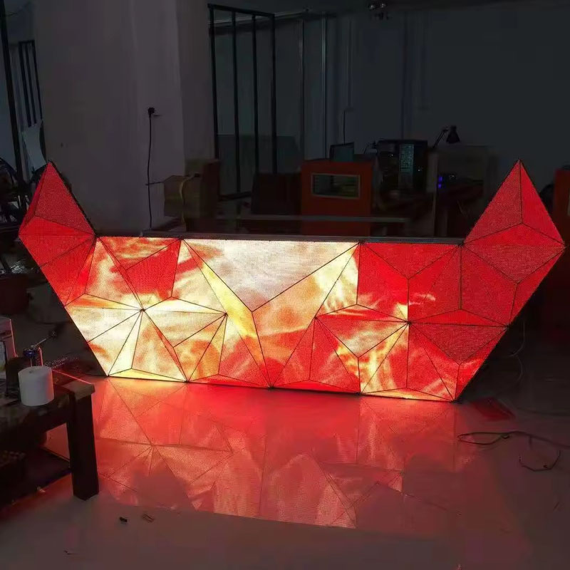 Customized special-shaped LED screen DJ booth