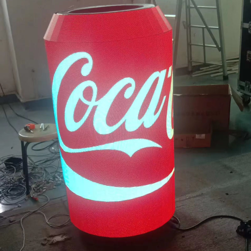 barrel-shaped special-shaped LED screen