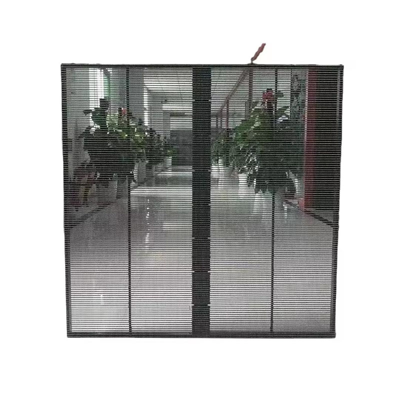 Indoor P2.6-5.2 transparent screen high brightness transparent glass window LED screen